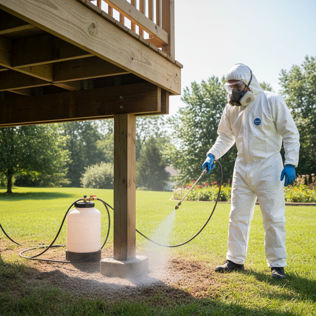 Timber decking maintenance inspection